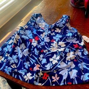 Sleeveless Woven Tank Top